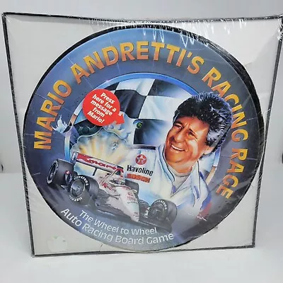 Mario Andretti Racing Game Car Auto Team Play Circuit Pit Crew Wheel Rage Board • $24.97