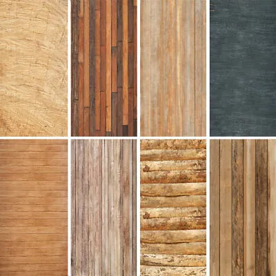 8 Types Vinyl Photography Backdrop Wood Wall Floor Background Studio Photo Prop • $12.09