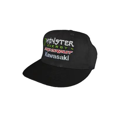 Monster Energy Pro Circuit Kawasaki Flex Cap Baseball Hat Motocross Racing Black • $25.60
