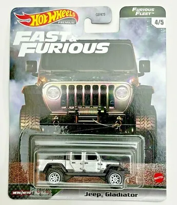 $11.99 • Buy Hot Wheels Jeep Gladiator Silver #4 Fast & Furious - Furious Fleet 4/5 Premium