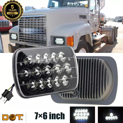 7x6  LED Headlight High/Low Beam DOT H4 Fit Mack RD CH SFA MS300P CH600 CS200P • $21.98