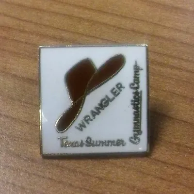 Texas Summer Gymnastics Camp Lapel Pin - Wrangler Cowboy Hat Gymnast Sports Pin • $34.24