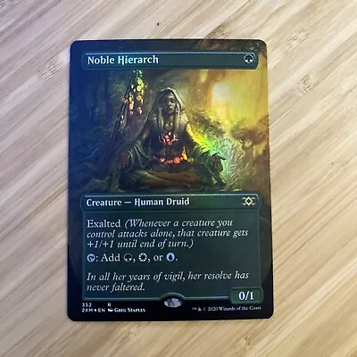 MTG Noble Hierarch Double Masters 352 Borderless Foil NM • $10.50