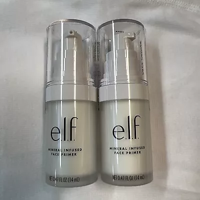 NEW E.l.f. Studio Mineral Infused Face Primer 83401 Clear Face Base -2 Pack • $12.99