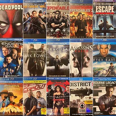 Blu Ray Choose Titles You Want For $4.50 Each Good Condition W/ $5 Flat Shipping • $4.50