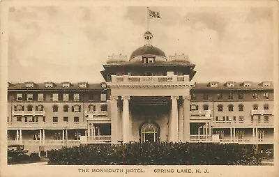Postcard Hotel Monmouth Spring Lake NJ New Jersey Unused Hills Drug Co  • $15.92