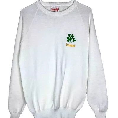 Vintage Jillian Jumpers White Irish Sweater  Size 40 • $29