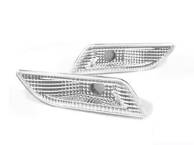 Clear Bumper Side Marker Lights Pair For 2000-2006 Mercedes Benz CL Class W215 • $44.93