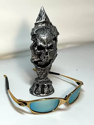 $35.99 • Buy Skull 7 Inch Display Trophy For Oakley Case Silver X-metal Collectors Piece Rare