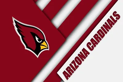 Arizona Cardinals NFL Team Football Home Decor Art Print Poster LARGE 36x24 • $25.99