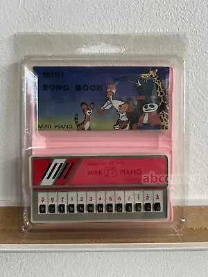 VINTAGE ELECTRON ECHO 80's MINI PIANO SONG BOOK Pink • $21.99