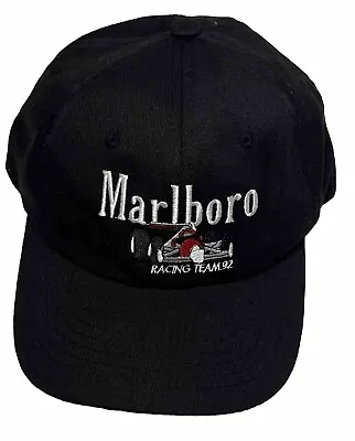 Marlboro Team Penske Strap-Back Hat Black Formula 1 Racing Baseball Cap One Size • $19.99