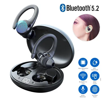 £16.99 • Buy Double Wireless Headphones Bluetooth Earphones High Bass Sports Ear Buds Headset