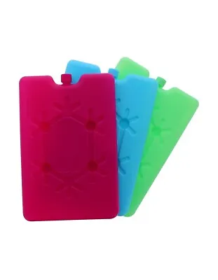 Large Freezer Blocks  Ice Packs For Cool Bag Picnic Travel Lunch Box Reusable • £7.99