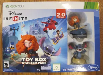 Microsoft Xbox 360 Disney Infinity Toy Box Starter Pack 2.0 - Stitch & Merida • $23.87