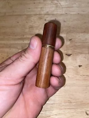 $18.69 • Buy Cigar Toothpick Holder Cigars Aficionado Real Wood Gold Ring Smoker Cigarette