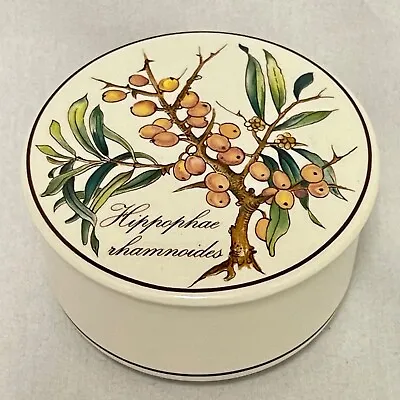 Villeroy & Boch Botanica Porcelain Hippophae Rhamnoides Lidded Trinket Box • $19.99