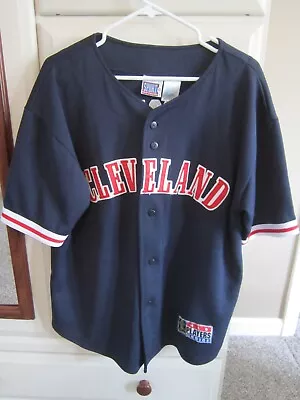 Cleveland Omar Vizquel 13 Baseball Jersey Sport Attack Vintage Size Large L • $29.99