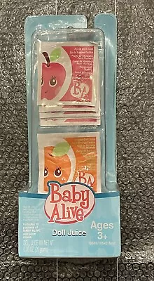 Baby Alive Doll Juice Mixes Apple/Orange Mix 10 SEALED Packets 2008 Retired • $19.99