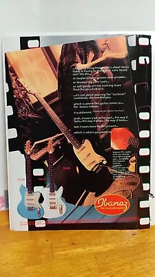 Ibanez Talman Guitar 1995 Print Ad 11 X 8.5   011094 • $9.95