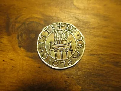 Knights Templar Coin  Sigillvm Militvm De Templo Cristi  999 Silver Bullion Seal • $23