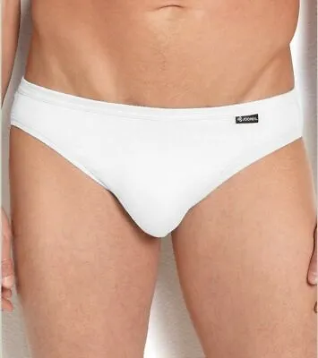 Men's Jockey Underwear 3-pack WHITE Color Bikini Briefs  100% Cotton • $19.95