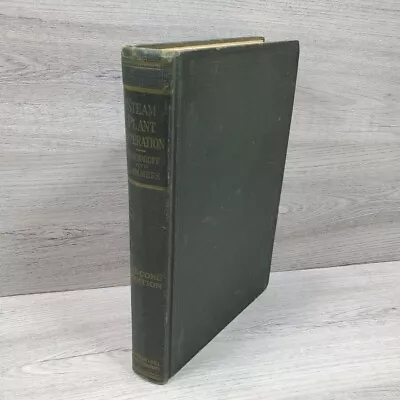 1950 Steam Plant Operation Everett Woodruff Old Vintage Book Fair Condition E57i • $17.43