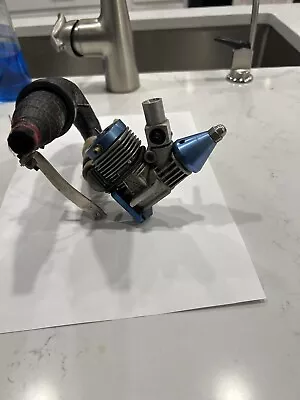 Rc Tunnel Boat Outboard Motor .21 Novarossi W/tuned Pipe • $100