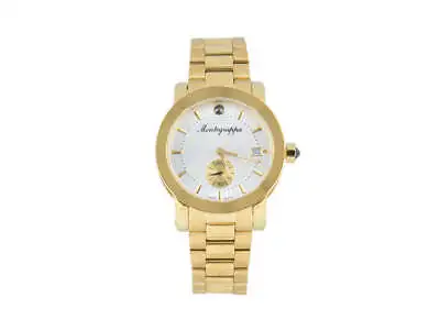 Montegrappa Nero Uno Ladies Quartz Watch Gold PVD 36mm. 5 Atm. IDLNWA14-Y • £795