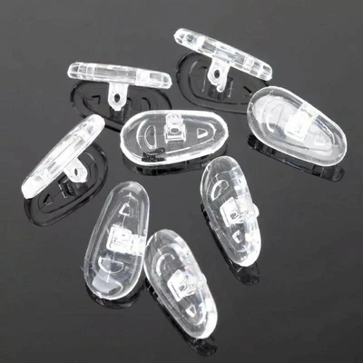 $3.35 • Buy 4 X Silicone Nose Pads Piece For Fix Diy Eyeglasses Sunglasses Magnify Loupes