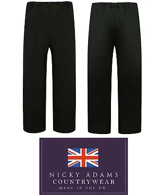 Mens Wax Trousers Overtrousers Waterproof Cotton Hunting Fishing Shooting New • £17.95