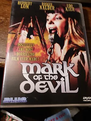 Mark Of The Devil 1970 Uncut Dvd Blue Underground Widescreen Used Dvd • $14.99