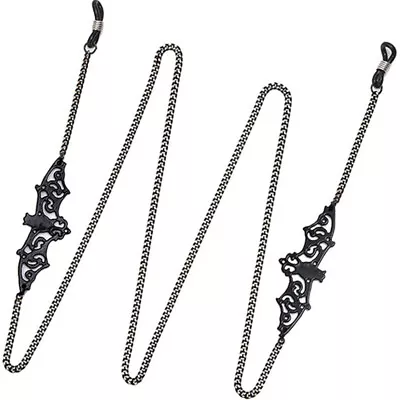 $3.42 • Buy Eyeglasses Bat Chain Link Chains Eyewear Glasses Sunglasses Holder Strap Black