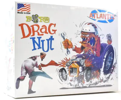 Atlantis Drag Nut Ed Big Daddy Roth Plastic Model Car Kit W/ Figure H1303 • $18.99