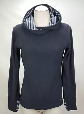 Mountain Hardwear Womens Fleece Hoodie Jacket Size XS Black Pullover Tunic • $19.99