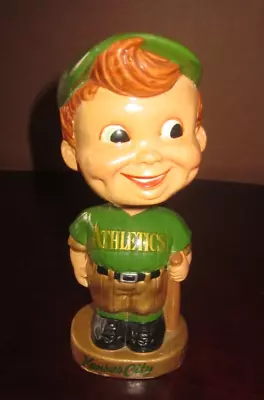 Rare Vintage 1960's Kansas City A's Athletics Bobblehead - Gold Base! • $999