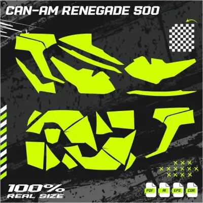 Can-am Renegade 500 Atv Vector Template • $9.90