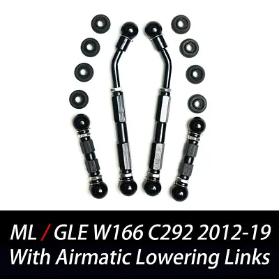 For Mercedes Benz ML W166 GLE Coupe Adjustable Lowering Links Air Suspension Kit • $129.99