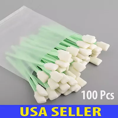 100 Cleaning Swabs Sponge Large Cleaner For Solvent Ink Printer Mimaki Epson  • $24