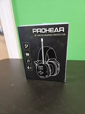 PROHEAR BT AM/FM Hearing Protector EM033 Black And Green Open Box • $35