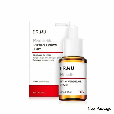 NEW DR.WU Intensive Renewal Serum With Mandelic Acid 18% 30ml 杏仁酸亮白煥膚精華 • $42.90