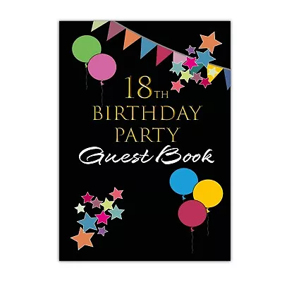 18th Birthday Party Guest Book • £12.99