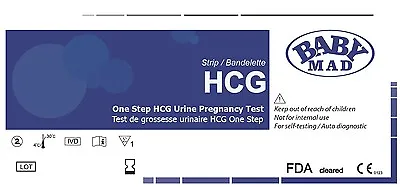£3.50 • Buy 20 X Pregnancy Test Strips ULTRA EARLY 10mIU HCG Sensitive Urine Testing Kit 