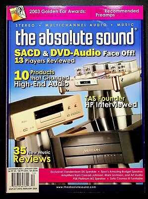 The Absolute Sound Magazine December 2003 January 2004 Vandersteen Epos Speakers • $16.99