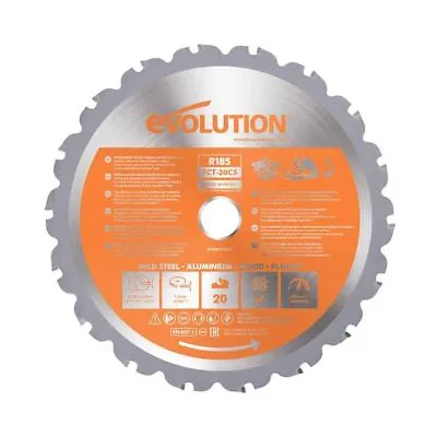 Evolution Circular & Chop Saws Multi-Material Cutting Blade 185x20x20T • £27.28