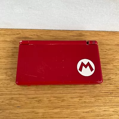 🔹 Genuine Nintendo DS Lite Mario Limited Edition Handheld Console Red USG-001 • $59