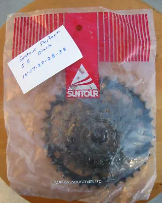 NIP NOS SUPER RARE 14x38T Suntour 5 Speed Freewheel 70s-80s Vintage- PT-3800 PR5 • $139.95