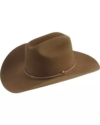 Stetson Men's Powder River 4X Buffalo Felt Cowboy Hat - SBPWRV-754023 Mink • $163.19