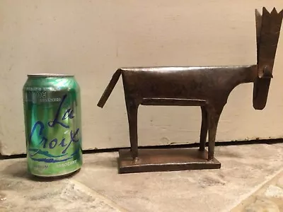 Steel Brutalist Moose Figurine Sculpture • $18