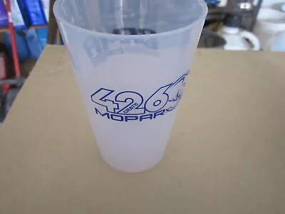 Mopar Plastic Drinking Glass--- 426 Hemi Crate Engine • $5
